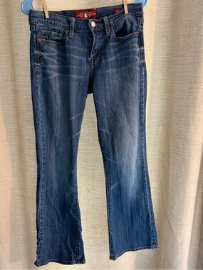 Lucky Brand Women's Medium Blue Flare Jeans